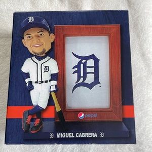 Brand New in box Miguel Cabrera Bobblehead Picture Frame